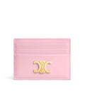 Triomphe Card Holder In Shiny Calfskin