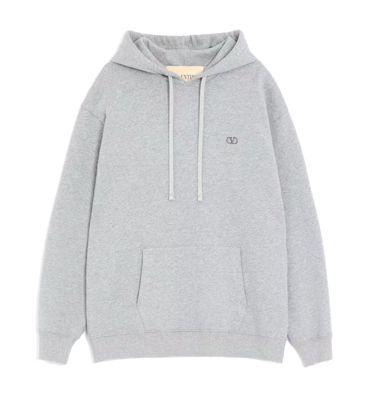 Valentino Cotton Hoodie With VLogo Embroidery