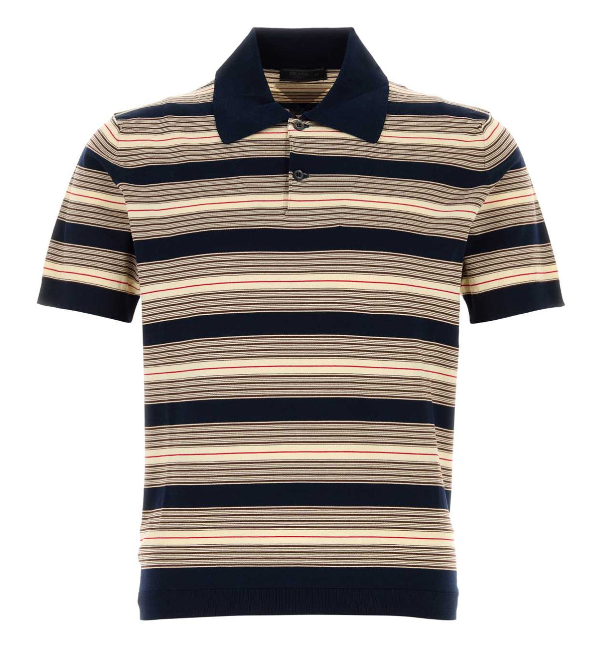 Striped Cotton Polo Shirt