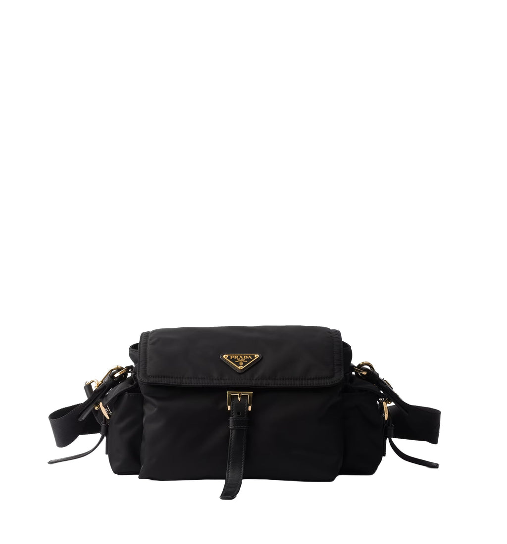 Prada Explore Medium Re-Nylon Shoulder Bag With Flap