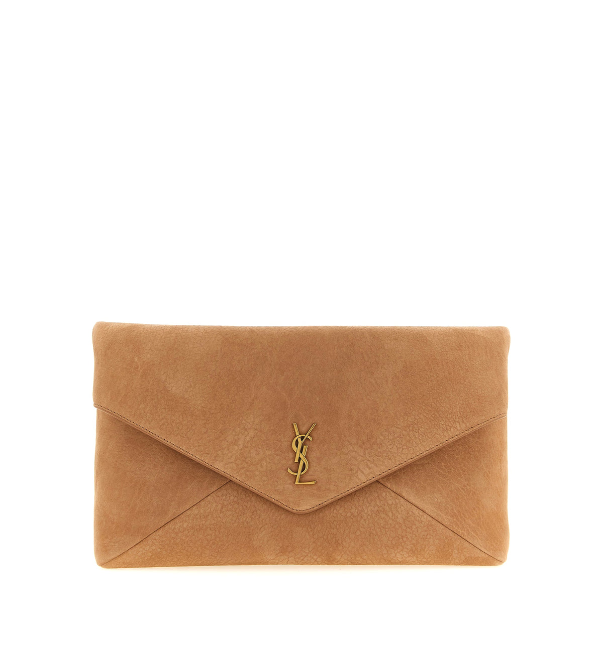 Cassandre Envelope Maxi Clutch In Leather