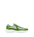 Patent leather and technical fabric Prada America's Cup sneakers