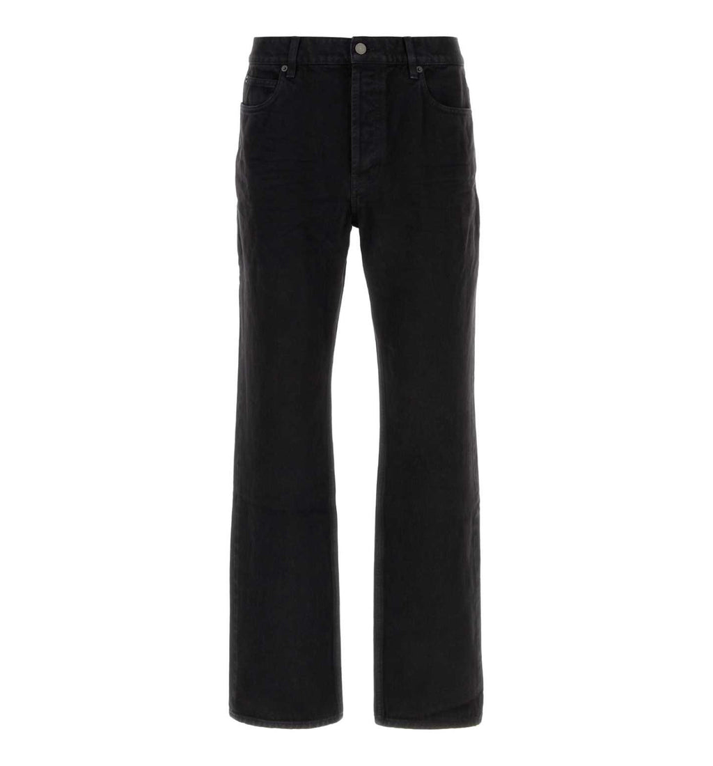 Straight-Leg Denim Jeans