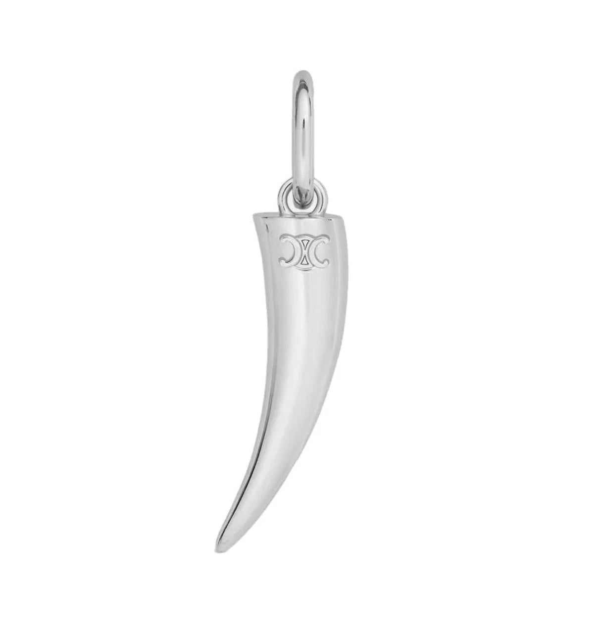 Charms Horn In Brass With Rhodium Finish