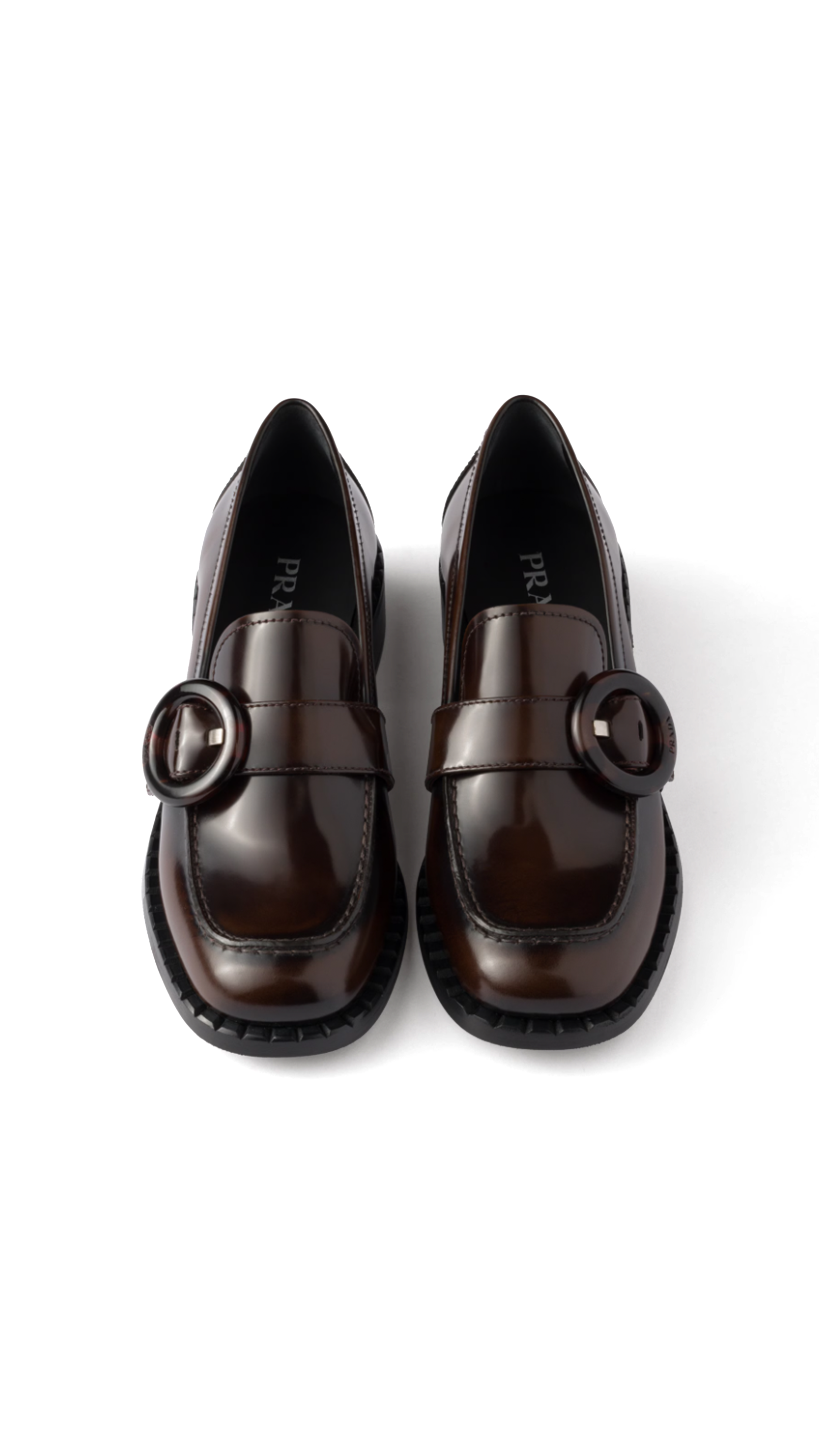Brushed Leather Loafers - Sienna
