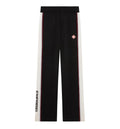 Black Stripe Merino Knit Trousers