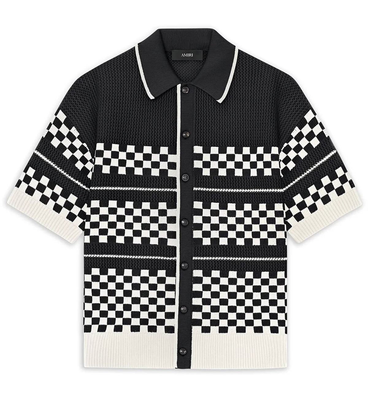 Checkered Mesh Shirt