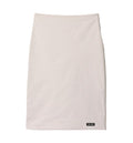 Stretch poplin skirt