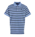 Striped Short Sleeved Polo Shirt
