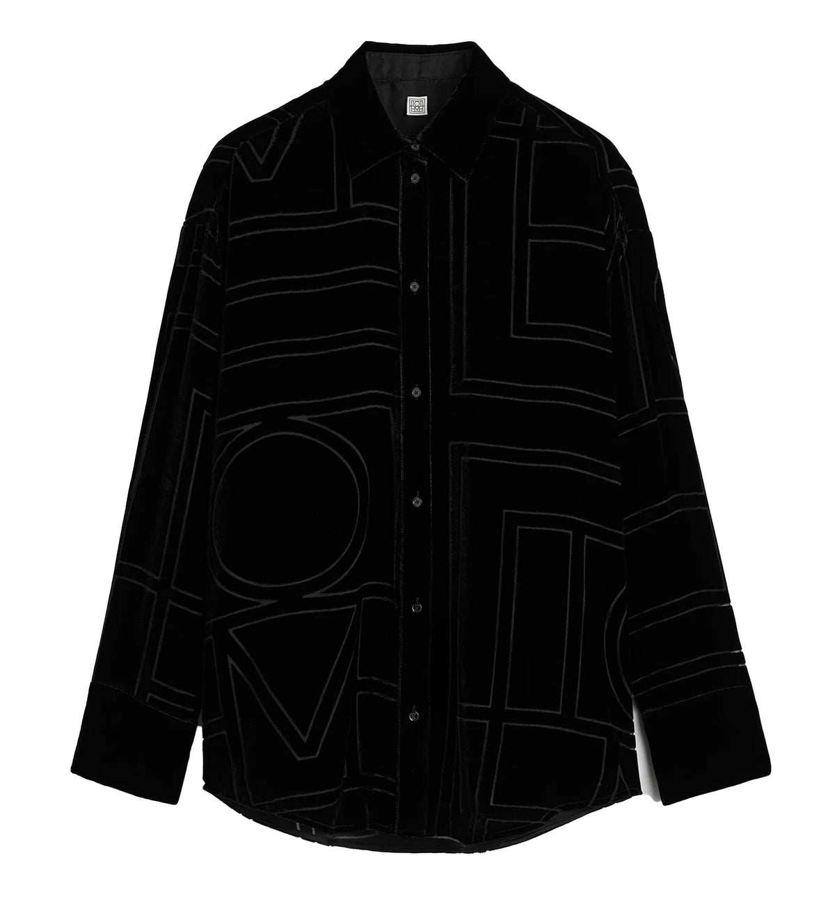 Oversized Devoré Shirt