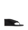 Cube Thong Mules In Suede