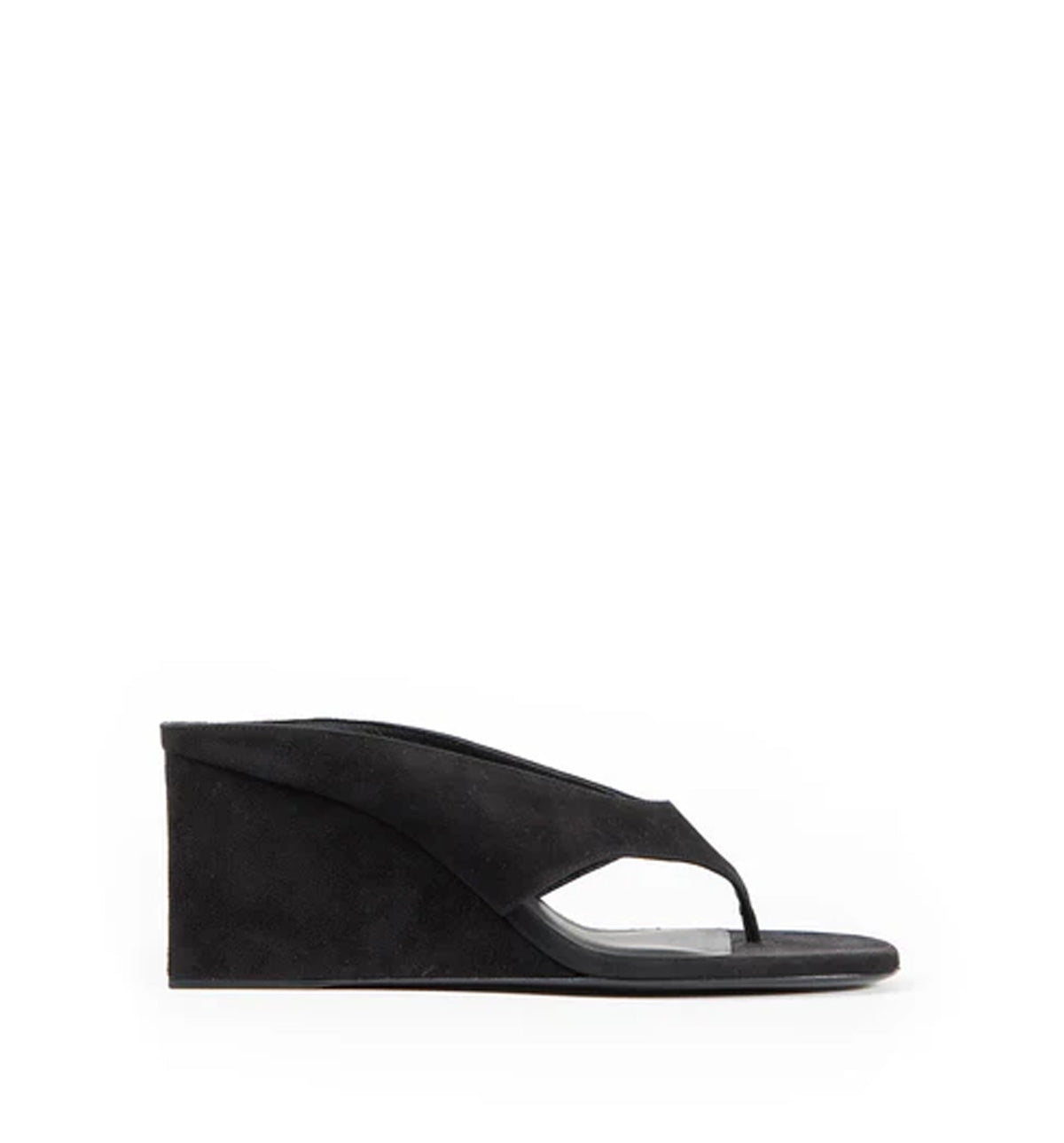 Cube Thong Mules In Suede