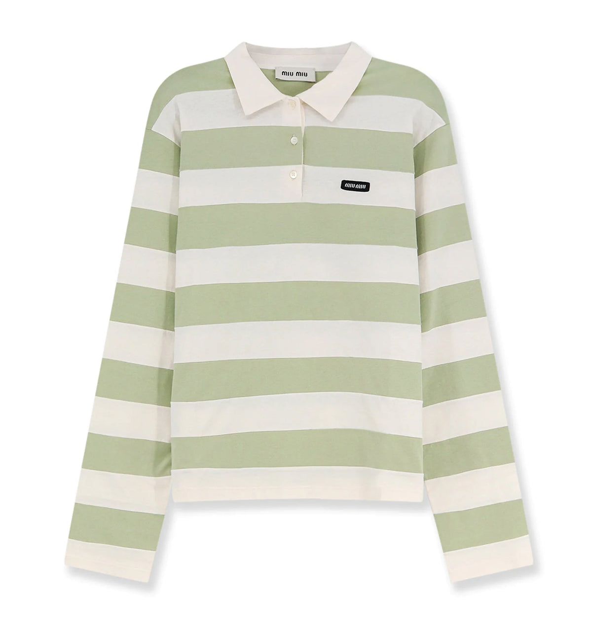 Striped Jersey Polo Shirt