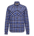 Gelt Check Cotton-Blend Down Shirt Jacket