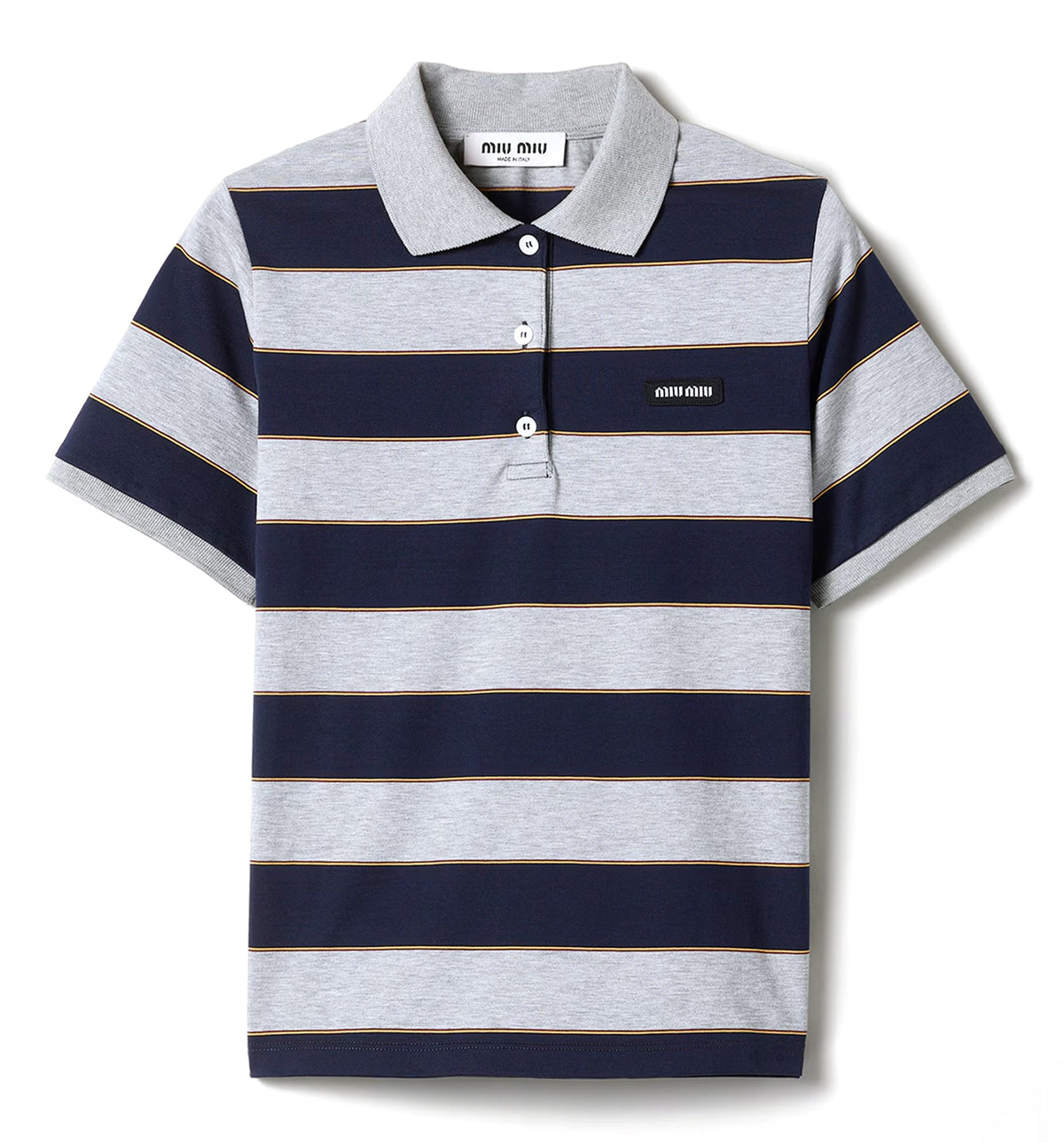 Striped Cotton Polo Shirt