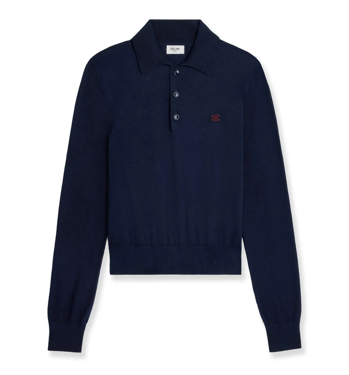 Polo Sweater in Fine Cotton
