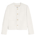 Icone Jacket in Viscose and Wool Natté