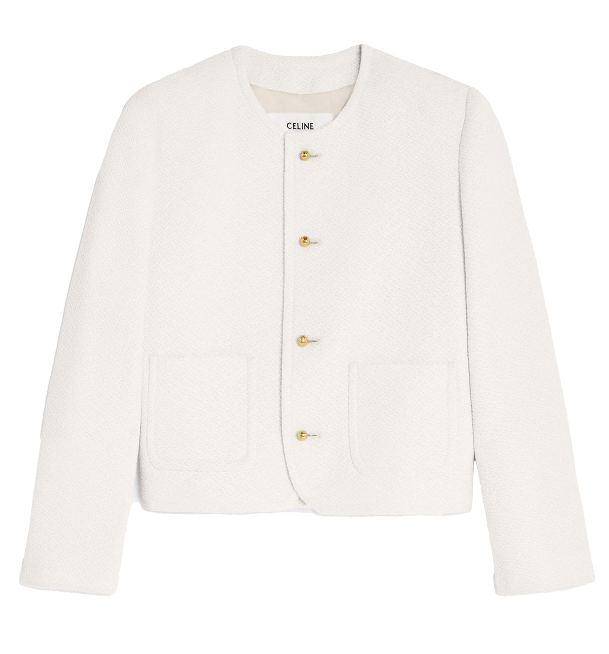 Icone Jacket in Viscose and Wool Natté