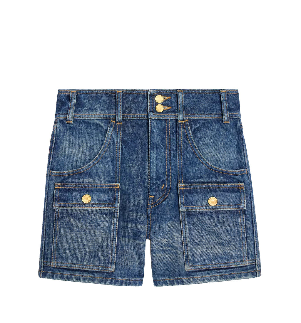 Kitty Shorts In Dark Union Wash Denim