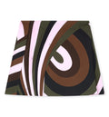 Iride Print Silk Skirt