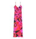 Occhi Print Silk Dress