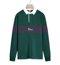 Long-Sleeved Polo Shirt, Relaxed Fit