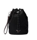Prada Speedrock Re-Nylon And Leather Pouch