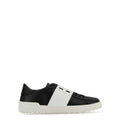Open Leather Sneakers