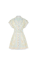 Acacia Mini Shirt Dress - Mint