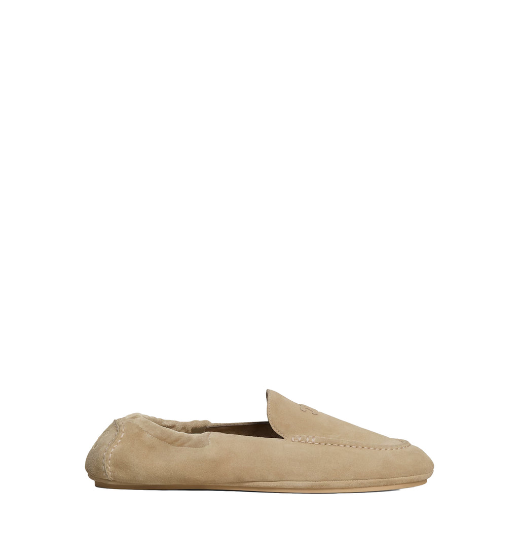 Adam Loafer With Triomphe In Suede Calfskin