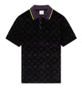 Purple Monogram Velour Polo Shirt