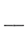 Cassandre Rectangular Buckle Belt In Leather