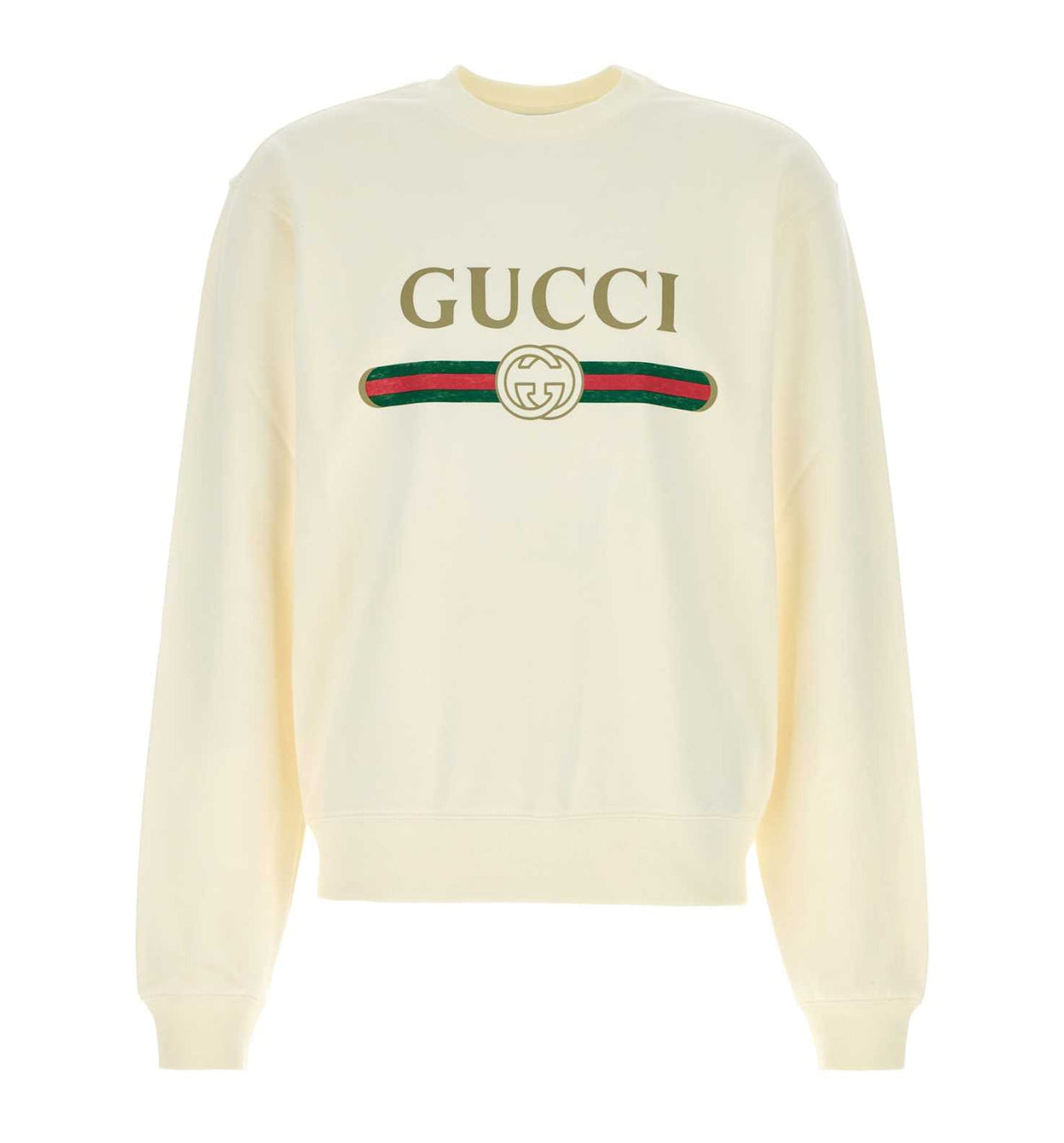 Cashmere blend sweatshirt with print
