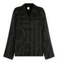 Monogram Silk Pajama Shirt