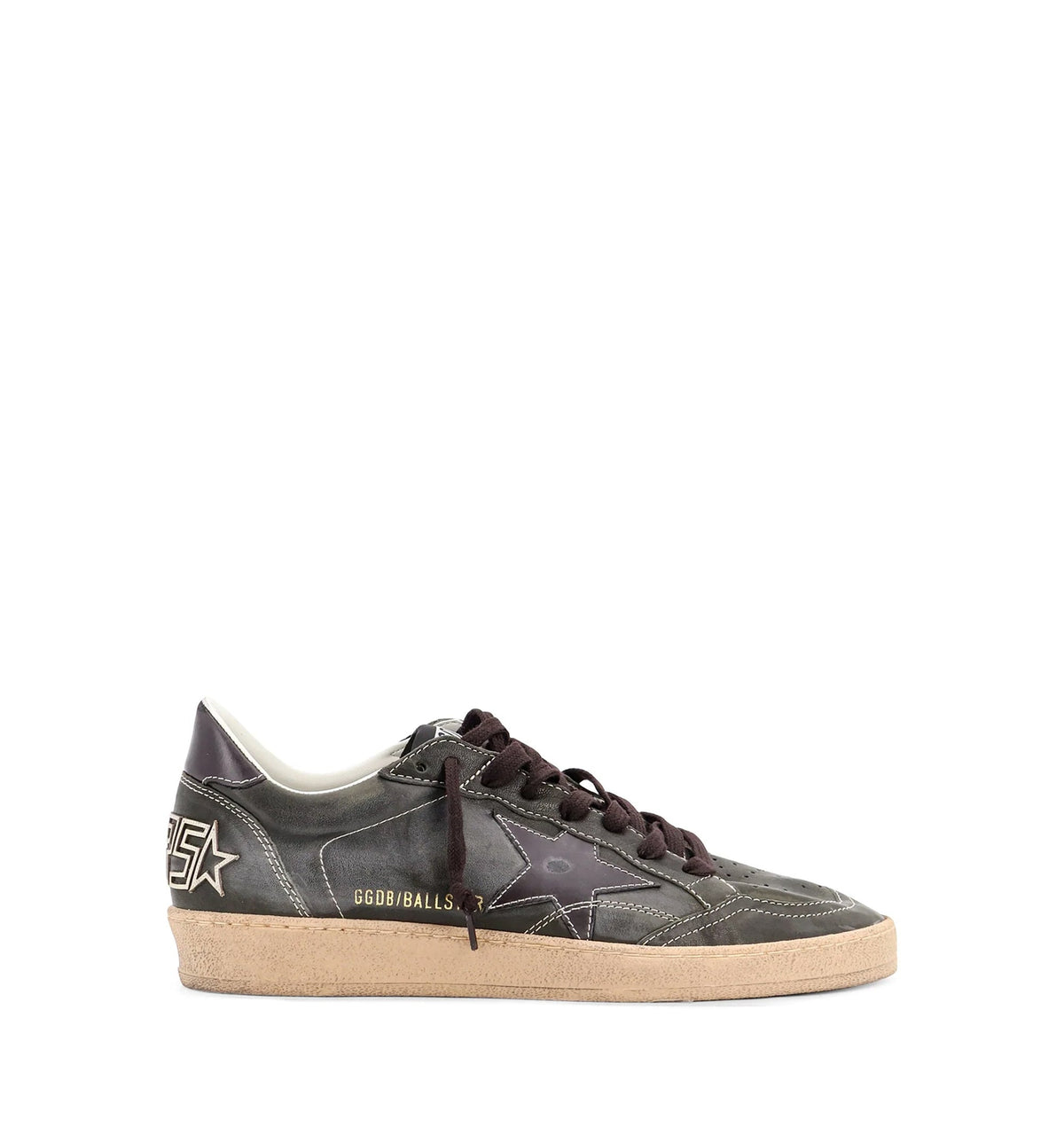 Ballstar used effect leather sneakers