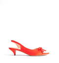 Dior Bow Heeled Slingback Sandal