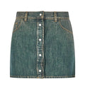 Denim mini skirt