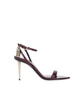 Padlock-detail Ankle-strap Sandals