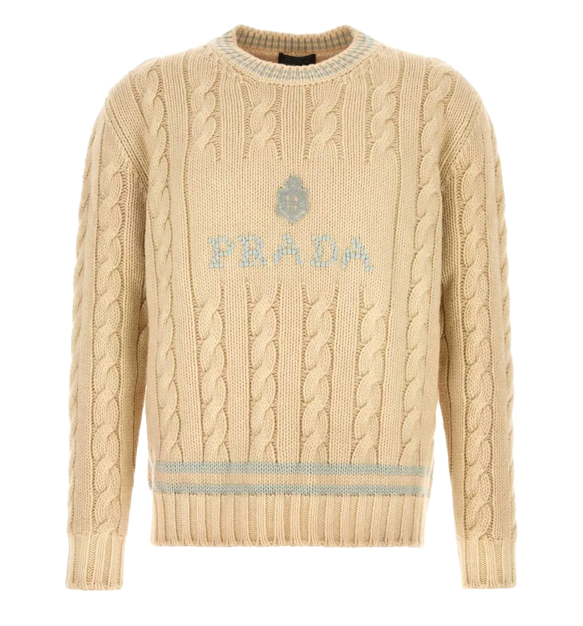 Logo Cable-Knit Sweater
