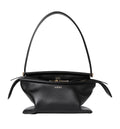 Small Whisker bag in glazed calfskin