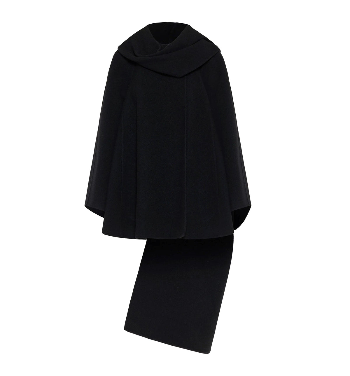 WOOL SCARF COAT