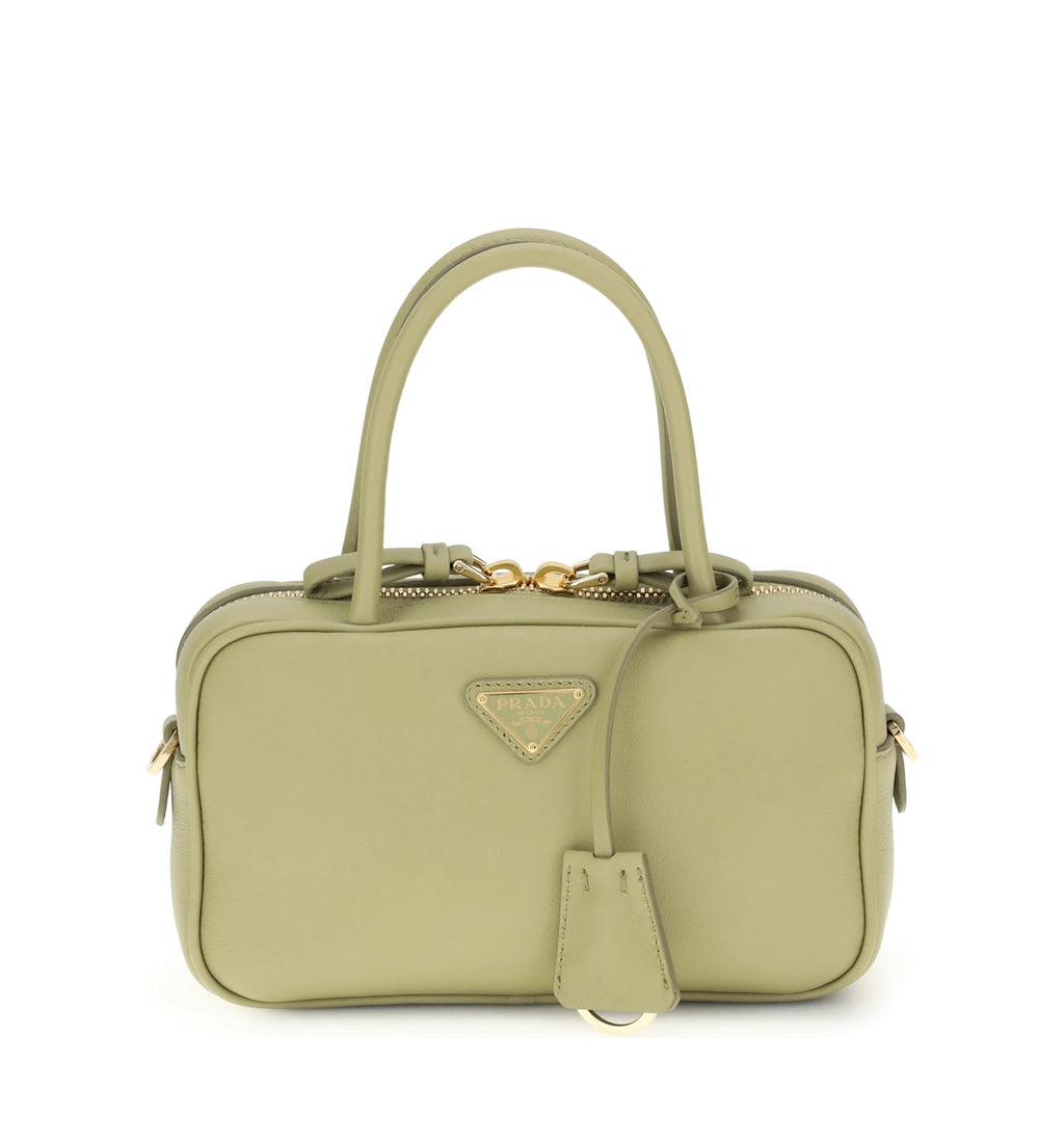 Triangle-Logo Satchel Bag