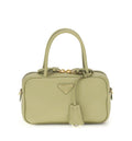 Triangle-Logo Satchel Bag