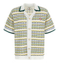 Tuck Stitch Short Sleeve Shirt