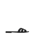 Tribute Flat Sandals In Smooth Leather