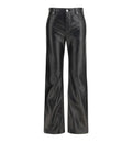 Glossy leather flared Pants