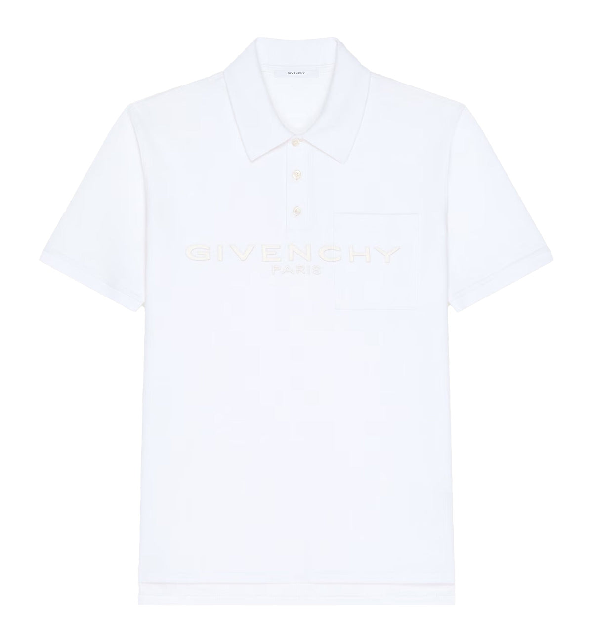 Polo In Cotton And Silk With GIVENCHY Paris Jacquard