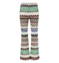 Lamé Viscose Flared Pants