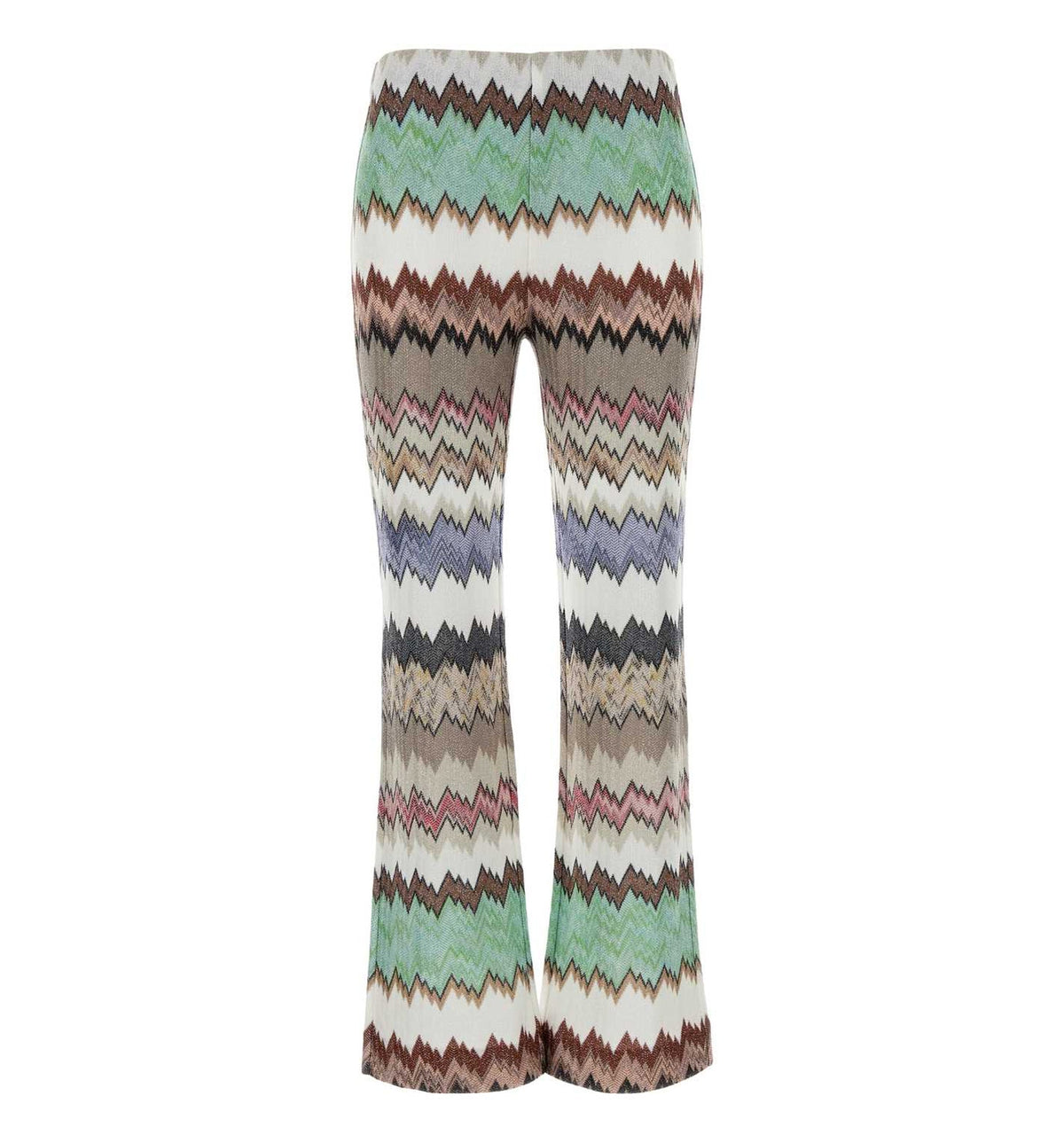 Lamé Viscose Flared Pants