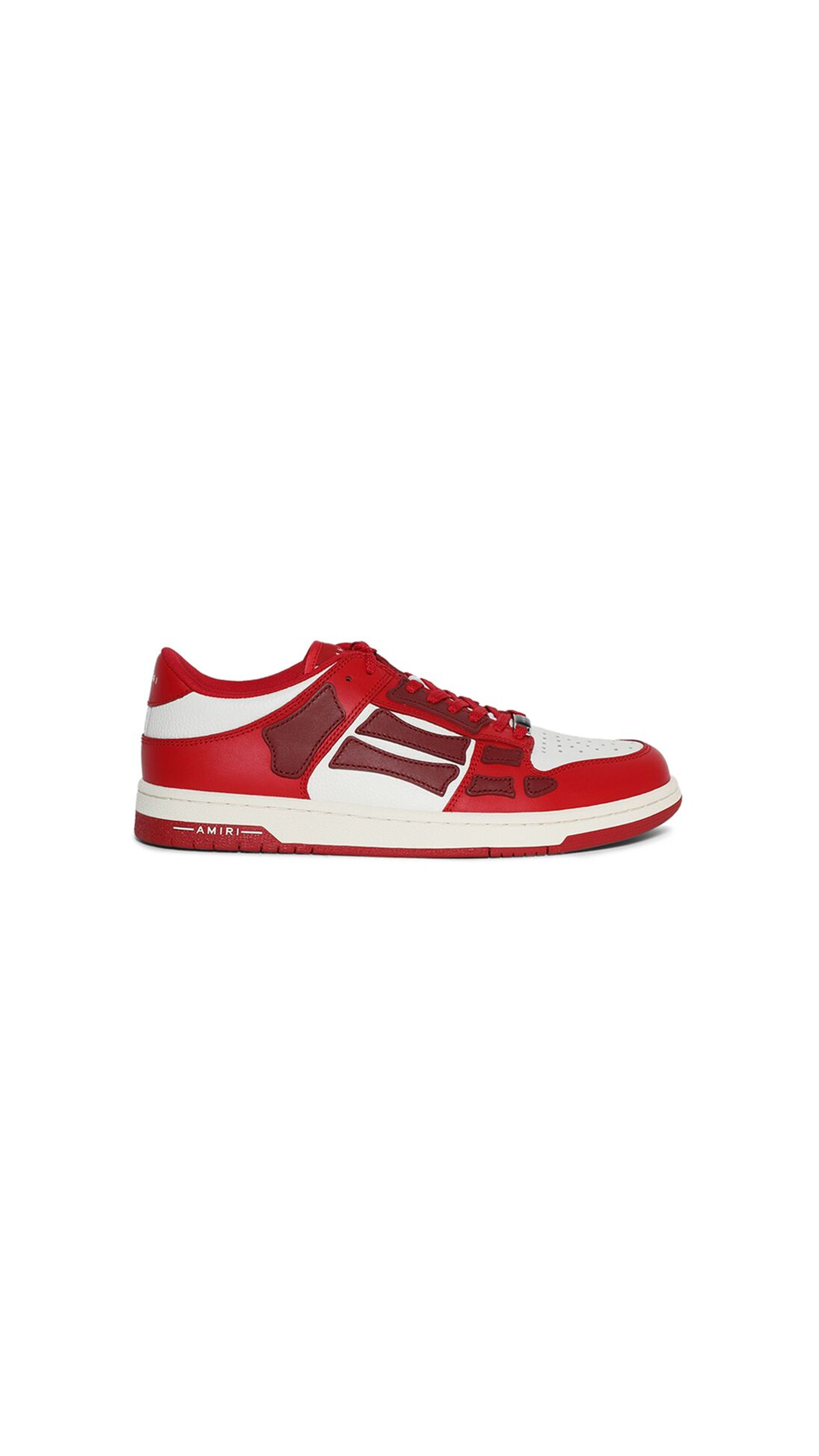 Skel Low Top Sneakers - Red